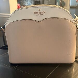 kate spade Two-Tone Blush and Cream Dome Crossbody